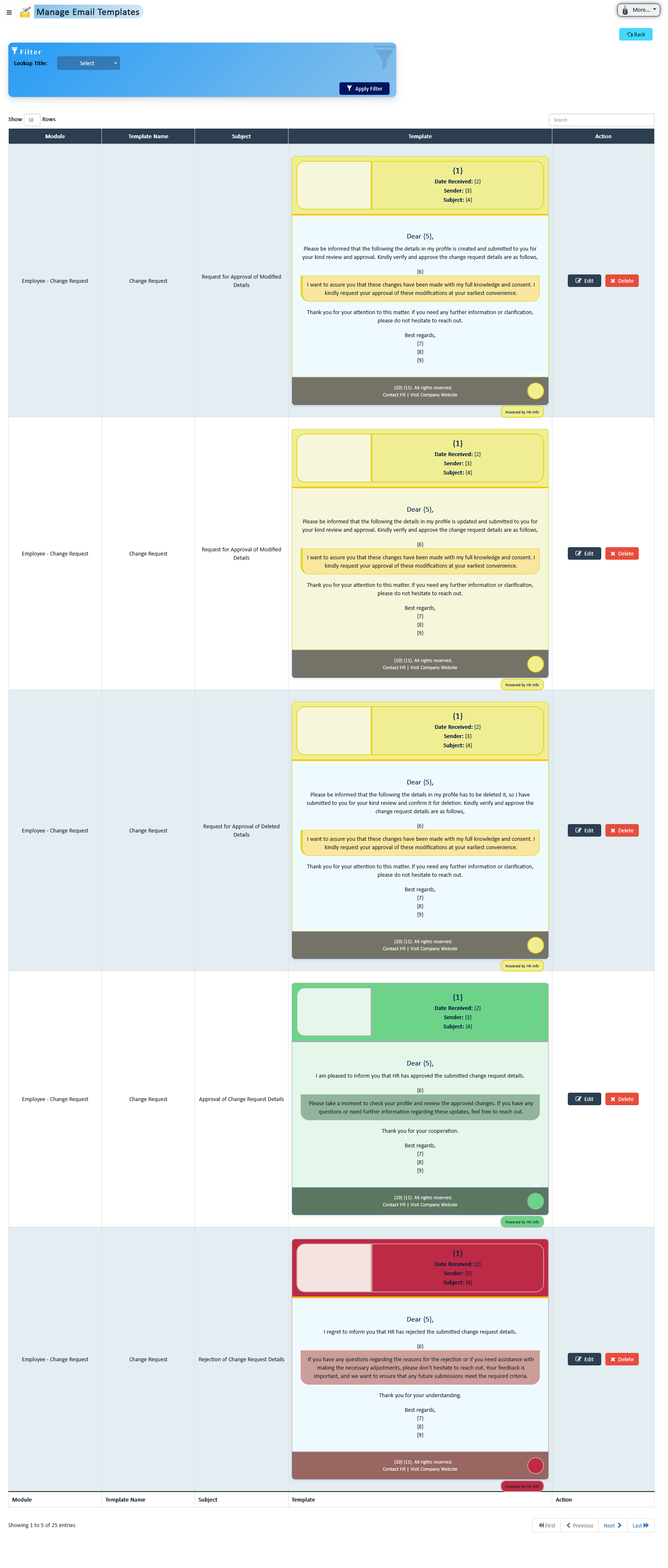 Email Templates